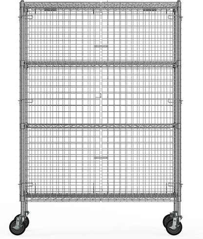 24" W x 48" L x 69" H Heavy Duty Utility Commercial Grade Metal Storage NSF - Image 3