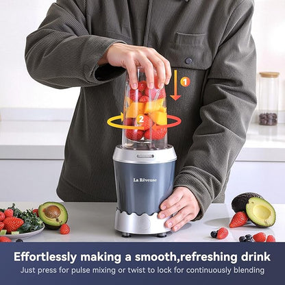 La Reveuse Personal Size Smoothie Blender Pro, 1000W High Speed - Image 5