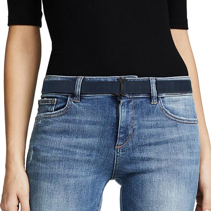 JASGOOD Women No Show Stretch Belt Elastic Web Strap Belt by JASGOOD