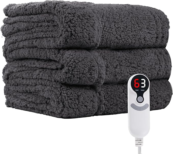 Electric Heated Blanket Throw Size 50"×60" - Image 8
