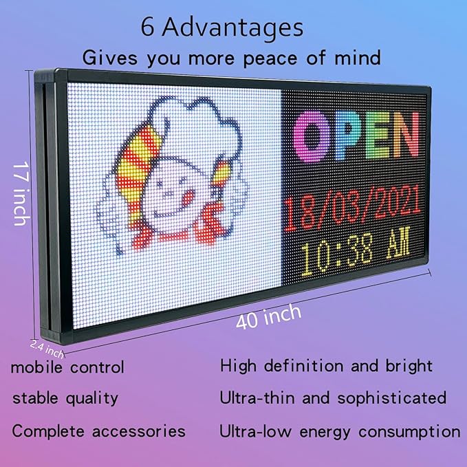 P6 Programmable Led Sign Custom Scrolling Outdoor Digital Signs - Image 9