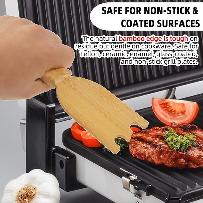 TonGass Bamboo Grill Scraper Compatible - Image 5