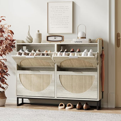 Maupvit Large Rattan Shoe Storage Cabinet by MaupvitFurniture