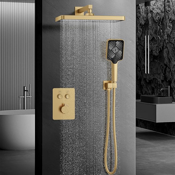 Iriber Thermostatic Shower System Wall Mount - Image 2