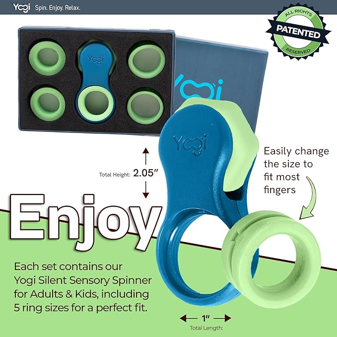 Yogi Fidget Toy – Silent Sensory Spinner - Image 5