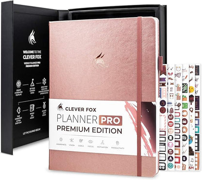 Clever Fox Planner Pro Premium – Luxurious Weekly & Monthly Planner by CleverFox