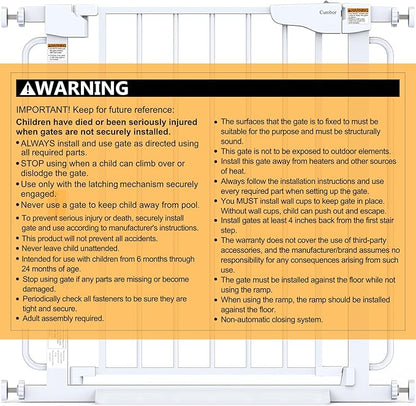 Cumbor 29.7-57" Extra Wide Baby Gate - Image 8