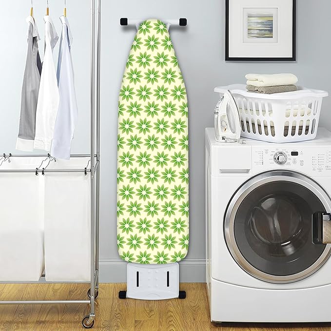 Extra Thick Ironing Board Cover and Pad, Spring Flower 15x54 Ironing Board Cover - Image 5