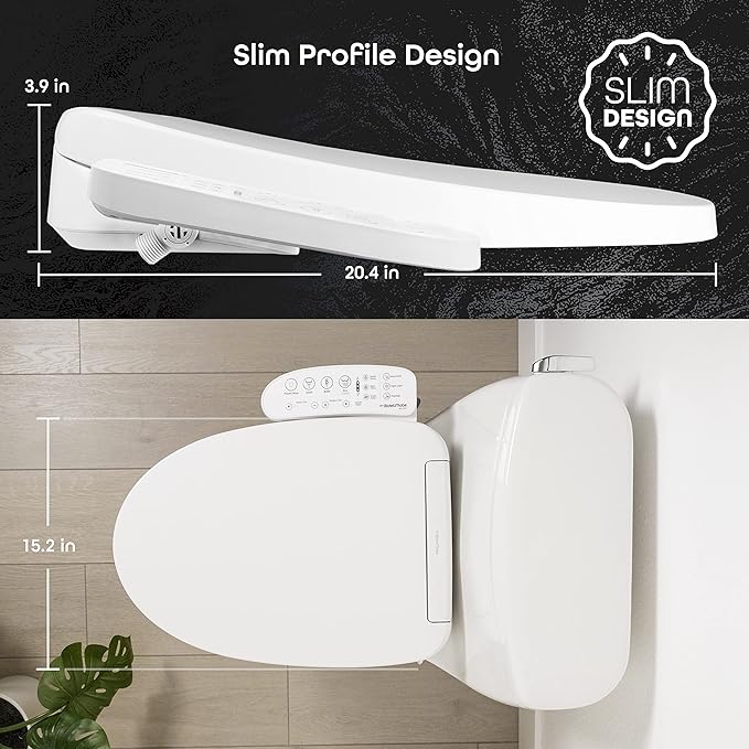 BidetMate 3000 Series Electric Heated Bidet Smart Toilet Seat - Image 8