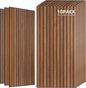 TO-TH Wood-Look Acoustic Wall Panels, 10 Pack 47.2” x 23.6” Sound Panels by TO-TH