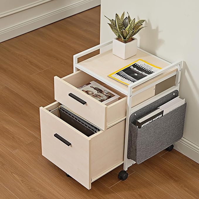 EUREKA ERGONOMIC 2-Drawer Mobile File Cabinet - Image 5