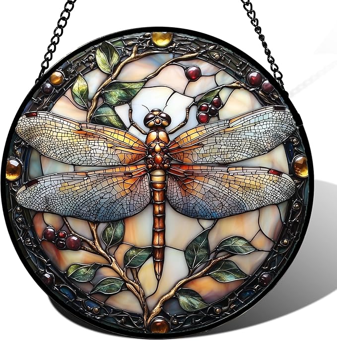 DASTOLL Stained Glass Window Hanging by DASTOLL