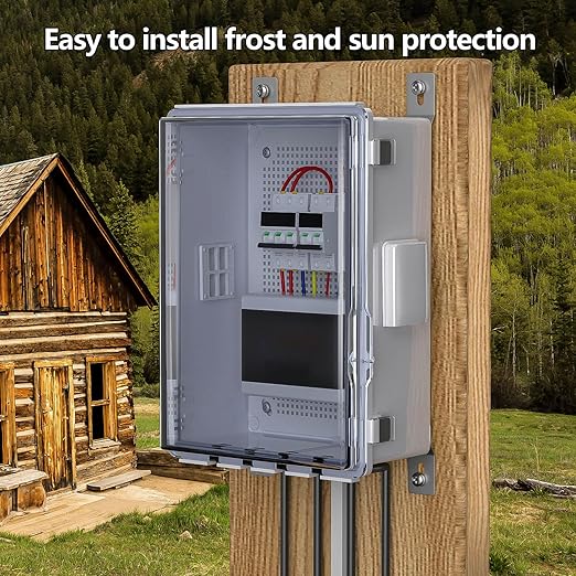 ABS Electrical Junction Box, Ventilated Design, Cable Grommets, IP65 Waterproof - Image 5