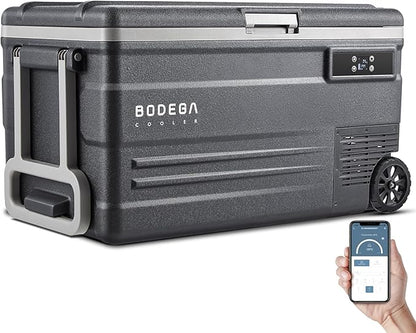 BODEGACOOLER 12 Volt Car Refrigerator, 80 Quarts Portable Fridge, 75L RV by BODEGA