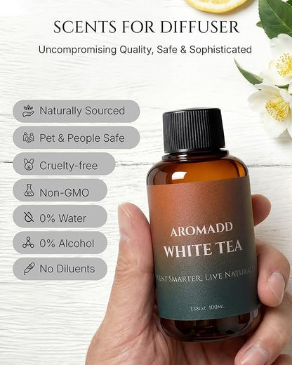 Aromadd White Tea Diffuser Oil Inspired by Luxury Hotel Scent, Essential Oils - Image 3