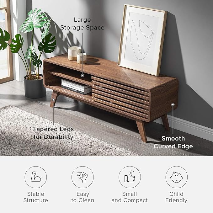 mopio Ensley TV Stand, Mid Century Modern - Image 5