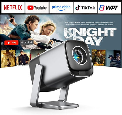Mini Projector with WiFi and Bluetooth, XuanPad Smart Projector 4K Support by YouDeservetheBest