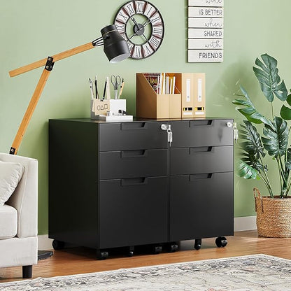 Letaya 3 Drawer Mobile File Cabinet - Image 2