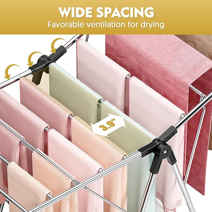 APEXCHASER Clothes Drying Rack, Drying Rack Clothing - Image 6