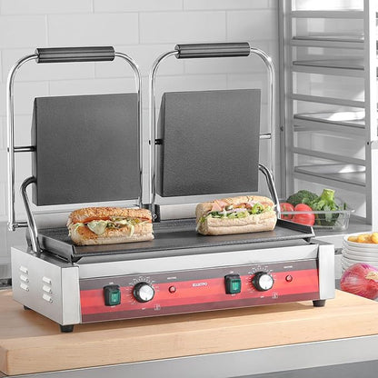 EGGKITPO Commercial Dual Panini Press - Image 2