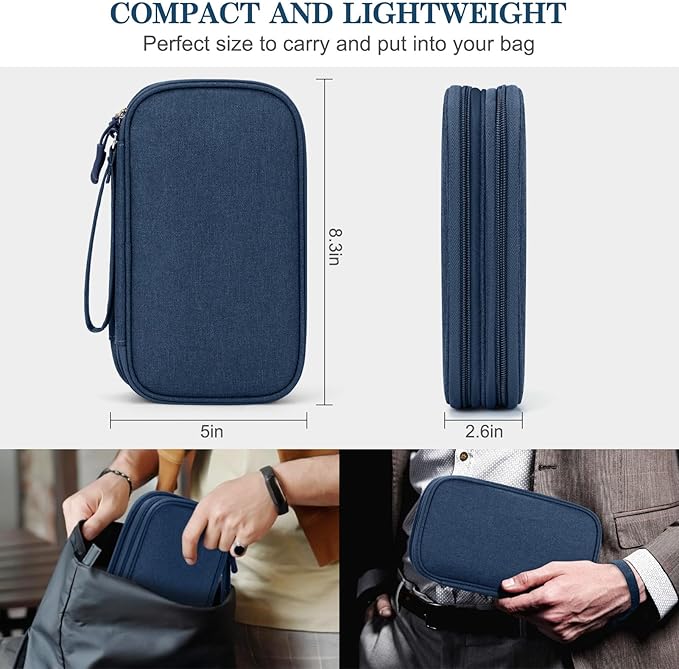 FYY Electronic Organizer, Travel Cable Organizer Bag Pouch Electronic - Image 2