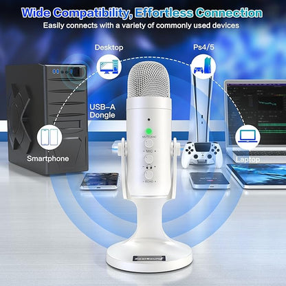 ZealSound Wireless Microphone, USB Mic - Image 2