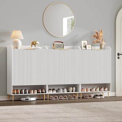 SICOTAS Fluted Shoe Cabinet - Image 8