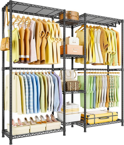 Ulif E4 Clothes Rack, Heavy-Duty Garment Rack, Metal Freestanding Clothing by Ulif
