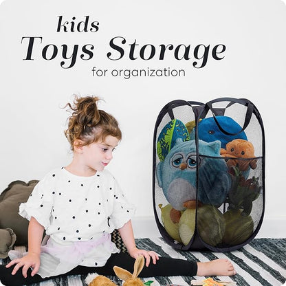 Handy Laundry Collapsible Mesh Pop Up Hamper - Image 6
