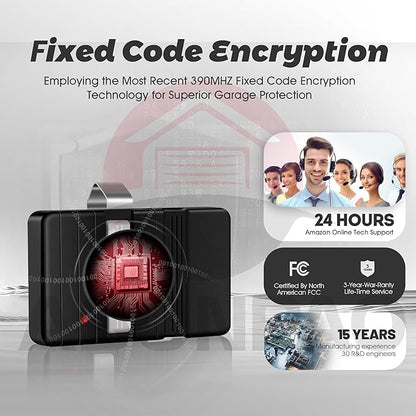 2 x Dip Switch Genie Garage Door Opener Remote 912 GT90-1 G220 MAT90 GT912 AT90 - Image 4