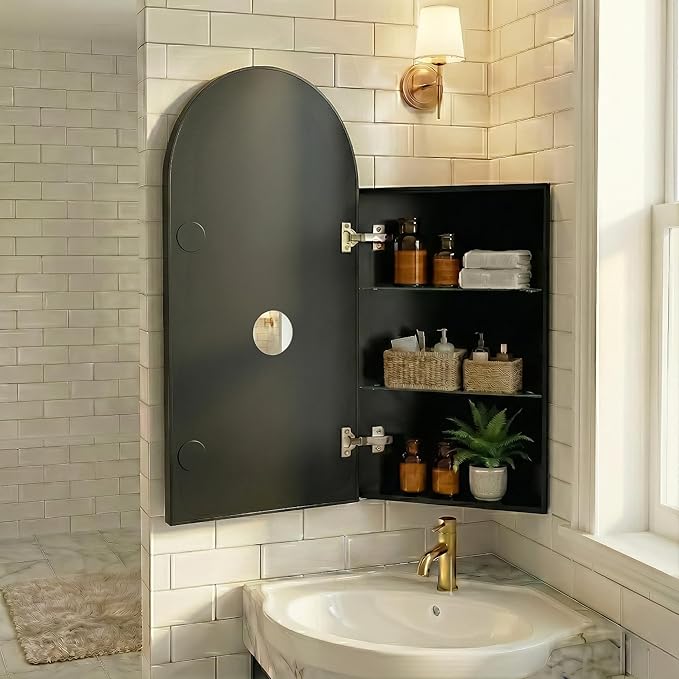 LED Corner Medicine Cabinet - Image 3
