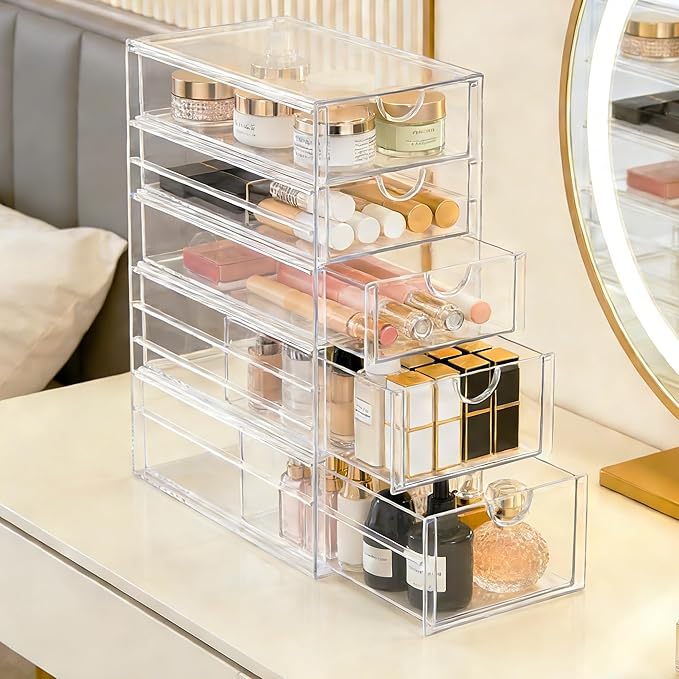 Prsildan Acrylic Drawer Makeup Organizer - Image 8