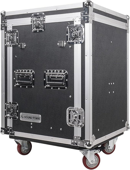 Sound Town 14U PA DJ Pro Audio Rack/Road ATA Case - Image 5