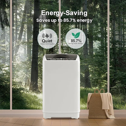 BANGSON 1.31cu.ft Portable Washing Machine, Full-Automatic Washing Machine - Image 6