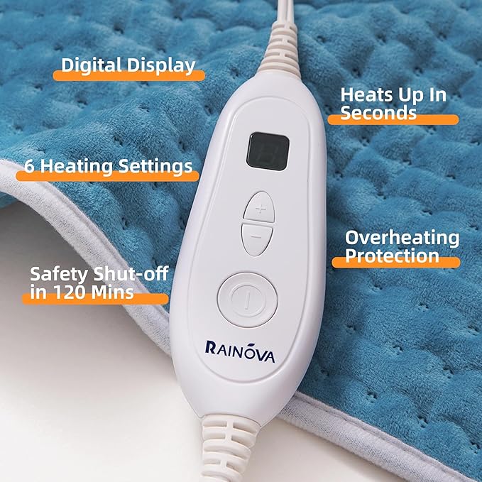 RAINOVA Heating Pad Electric Throw - Image 5