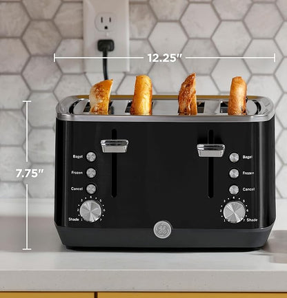 GE 4 Slice Toaster | Extra Wide Slots - Image 2