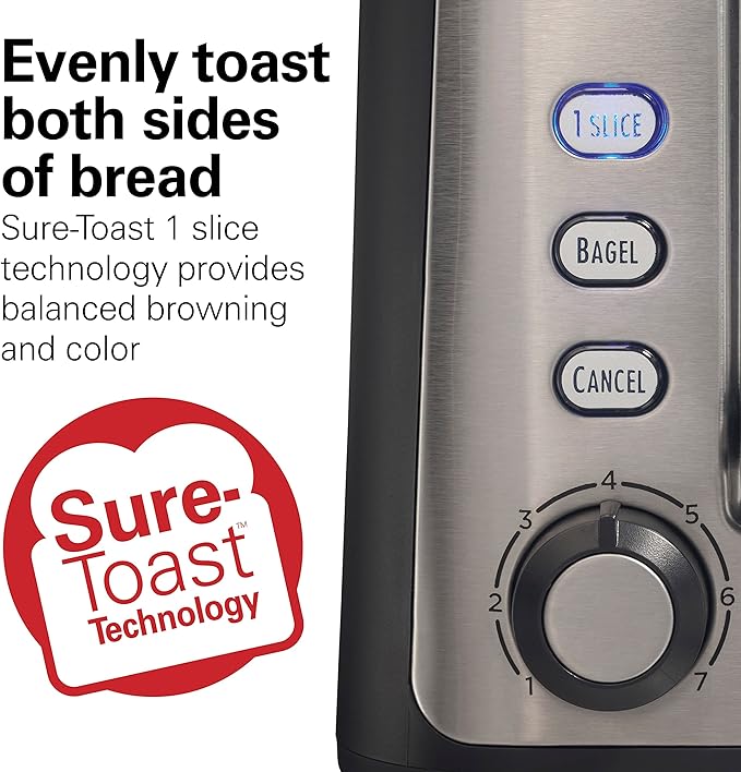 Hamilton Beach Gourmet 2 Slice Slot Toaster - Image 2