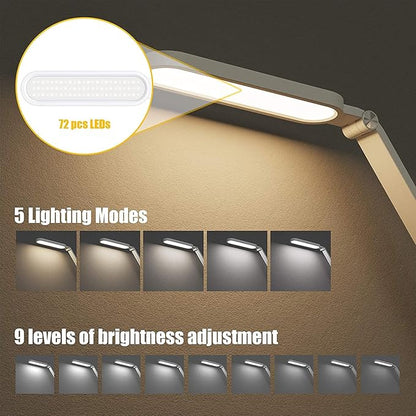 JKSWT Desk Lamp, for Eye Care, Dimmable Table Lamp - Image 2