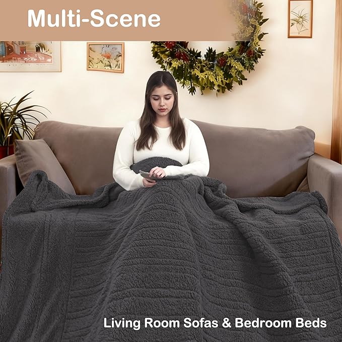 Electric Heated Blanket Twin Size 62"×84" - Image 2