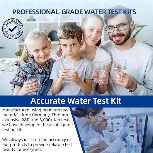 21 in 1 Accurate Drinking Water Testing Kits, 145 Strips + 4 Bacteria Tests - Image 3