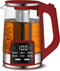 Gourmia Electric Programmable Glass Kettle – 1.7L Temperature Control Tea & by Gourmia
