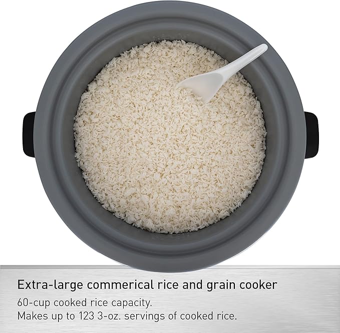 Panasonic Commercial Electric Rice Cooker, 120V Extra-Large Capacity 60-Cup - Image 3