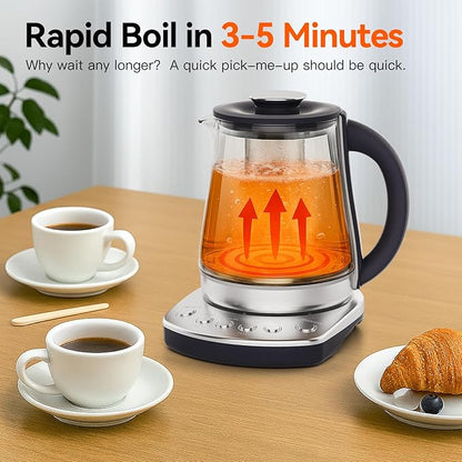 Electric Kettle With Infuser, 1.5L Electric Tea Kettle With Temperature Control - Image 6