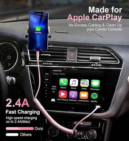iPhone Charger Cable for Car 3FT - Image 2