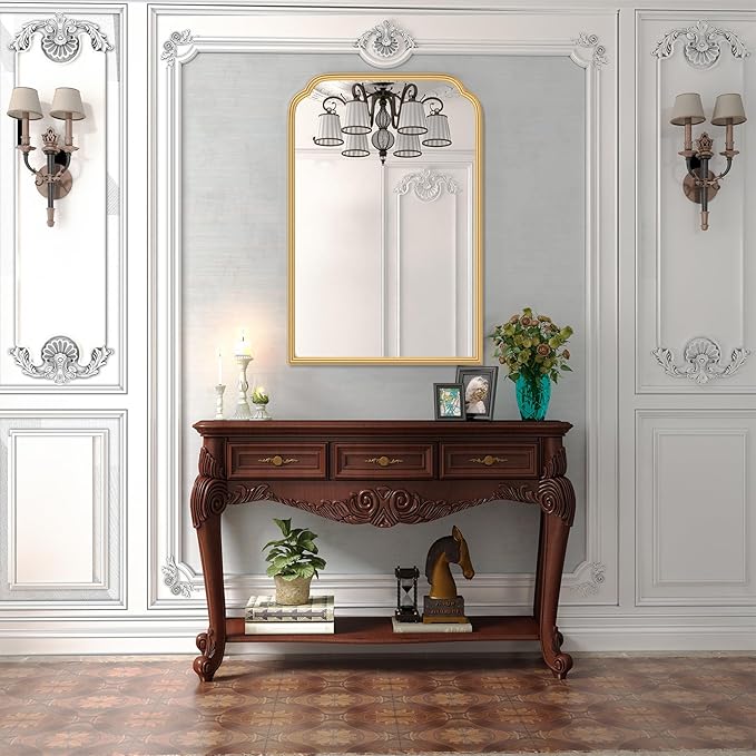 20X30 Inch Gold Bathroom Mirror - Image 3