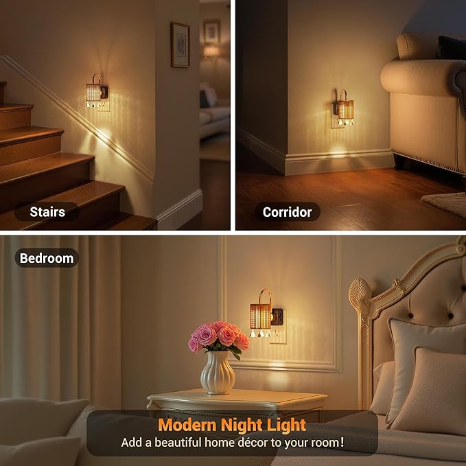 JandCase Night Light Plug in, Modern Night Lights Plug into Wall - Image 6