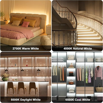 PAUTIX COB LED Strip Light White CCT Tunable 4800LEDs, CRI90+ 24ft/7.5m - Image 5
