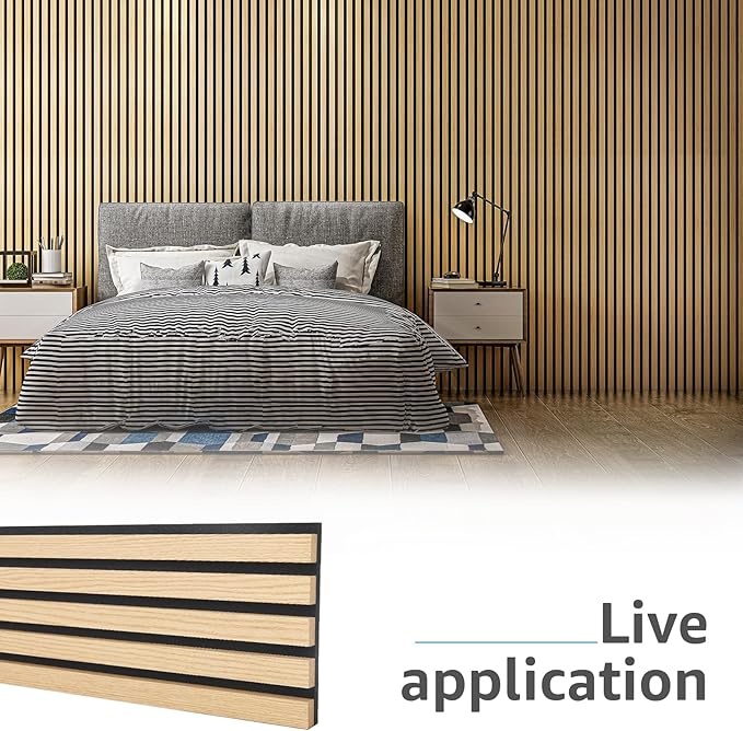 Art3d 4pcs-107 x 8in Slat Acoustic Panel - Image 2