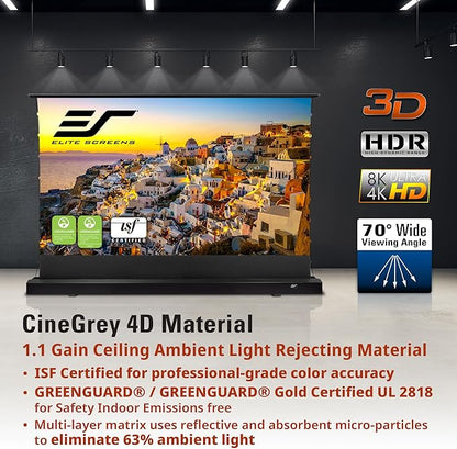 Elite Screens Kestrel Tab-Tension Pro CineGrey 4D, 16:9 Aspect Ratio, ISF - Image 9