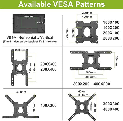 USX MOUNT Full Motion TV Wall Mount Bracket - Image 5